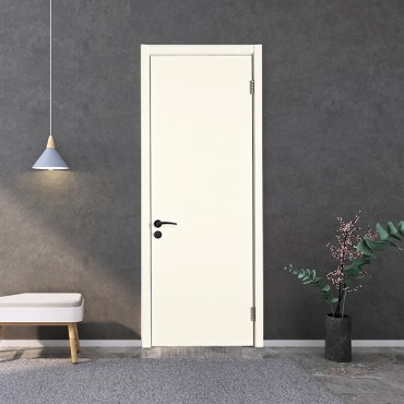 派的门 实木复合门 MP-001淡雅奶白/烟熏色/燕麦色/轻奢灰/金丝樱桃